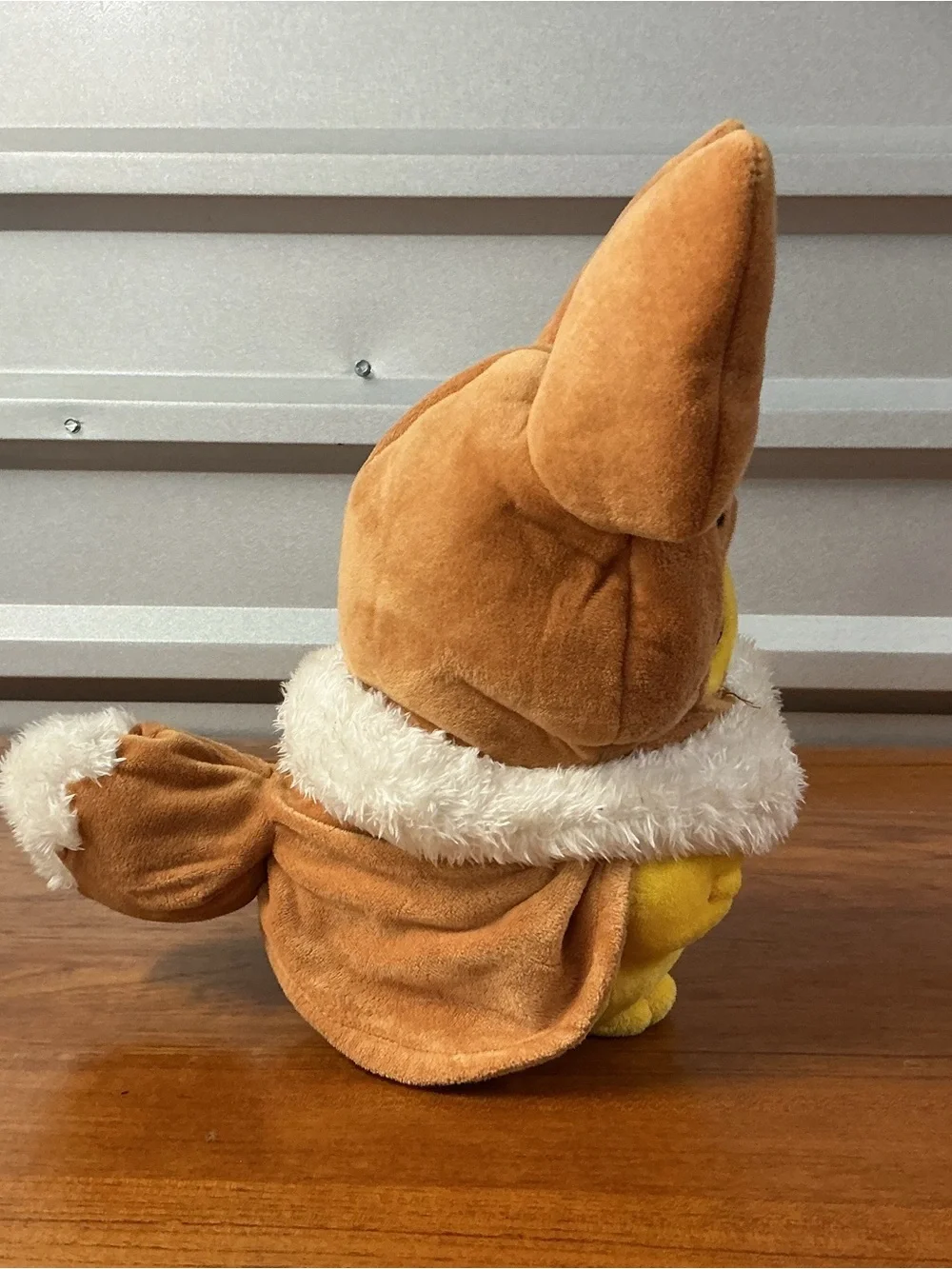 Pokemon Pikachu Cosplay Eevee Hoodie Poncho Plush Stuffed Animal